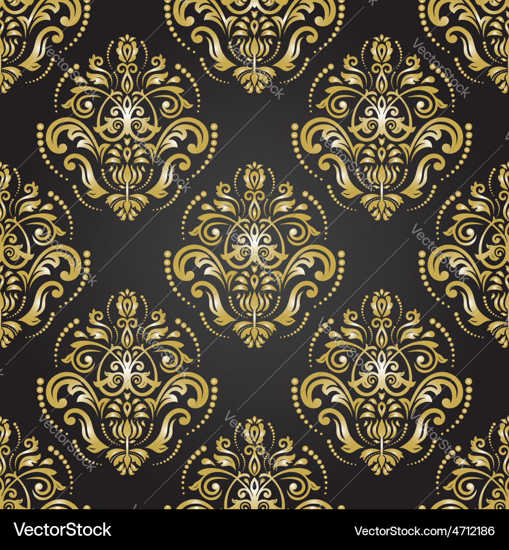 Seamless orient background Royalty Free Vector Image