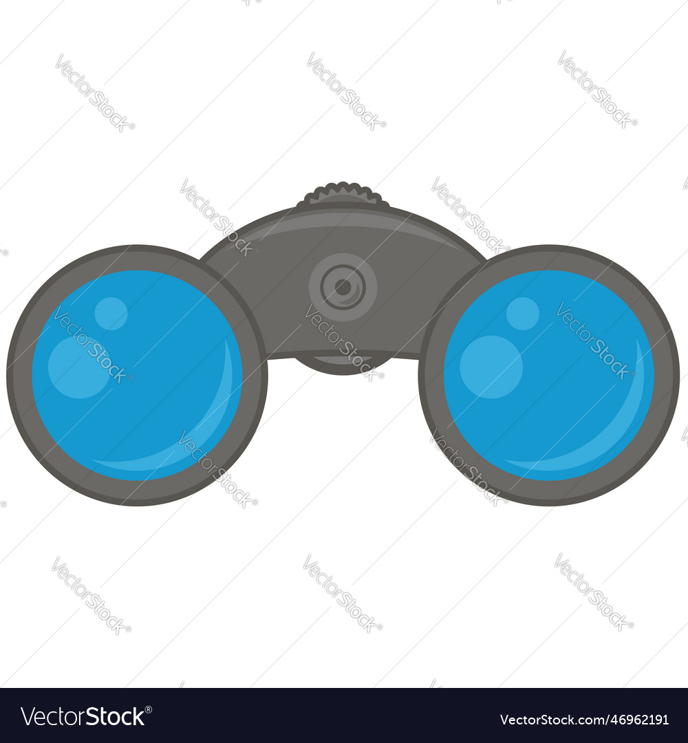 Binoculars icon isolated on white background Vector Image