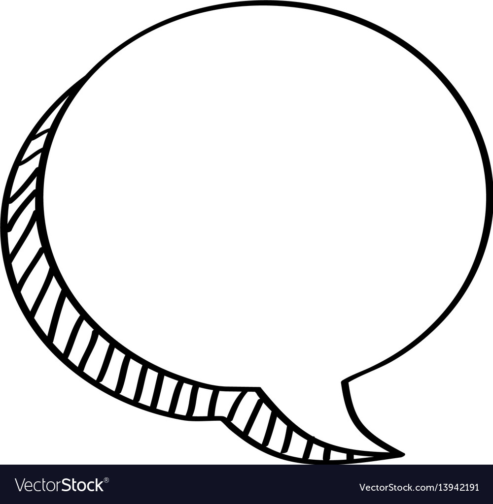 Speech bubble isolated icon Royalty Free Vector Image