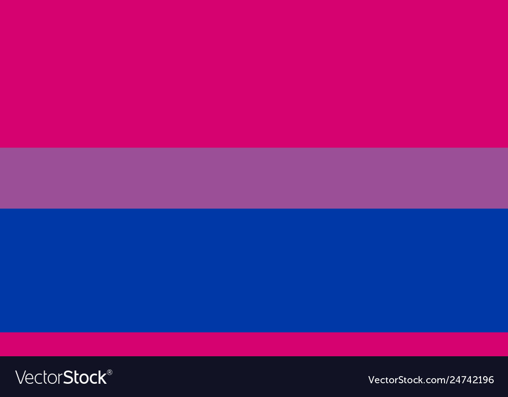 Bisexual Pride Flag Symbol Lgbt Community Vector Image 