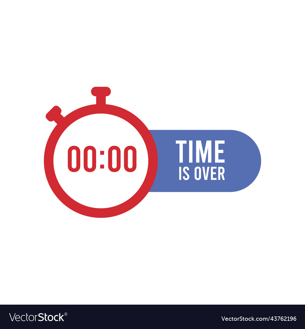 Clock with message time is over symbol