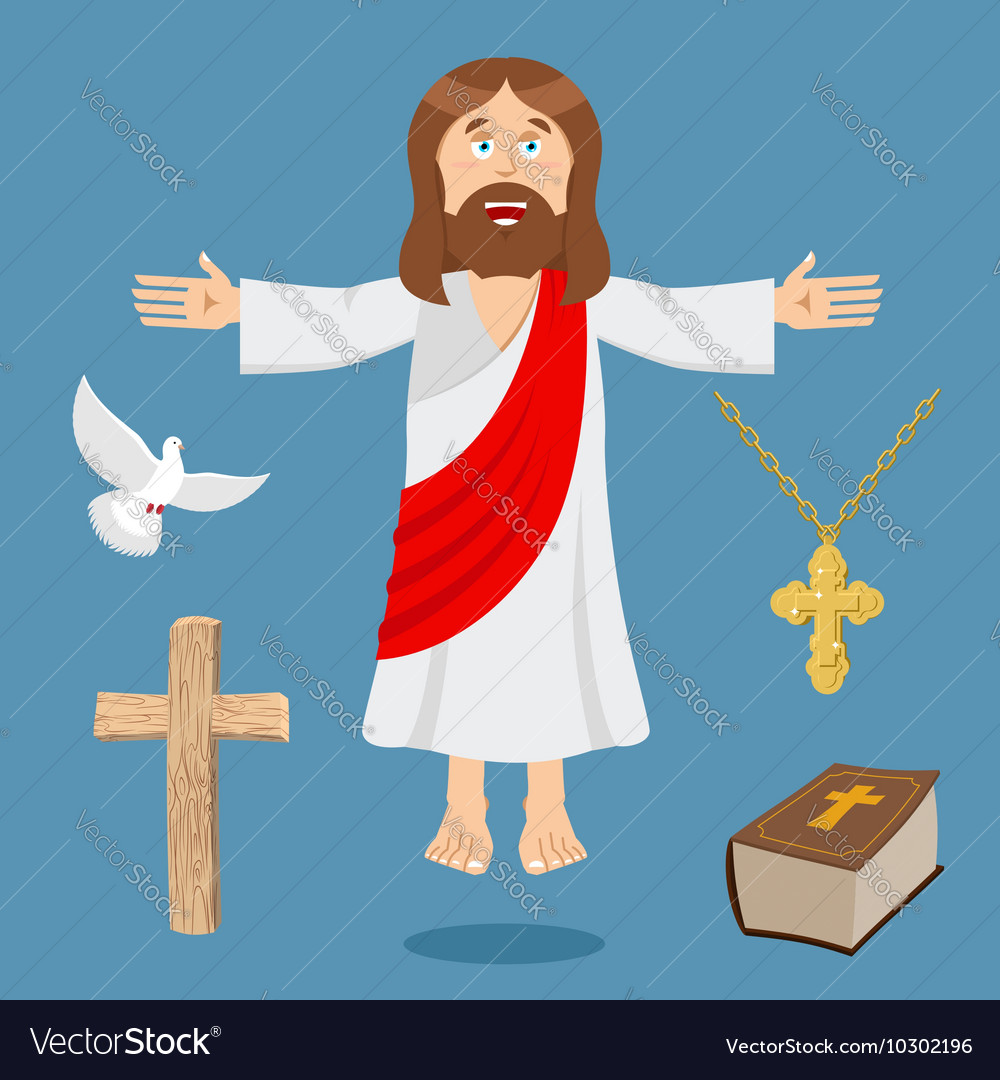 Jesus and accessories holy biblical set son of god