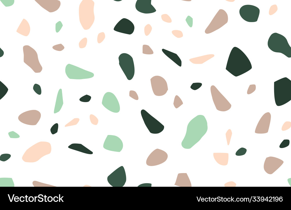 Terrazzo flooring seamless pattern Royalty Free Vector Image