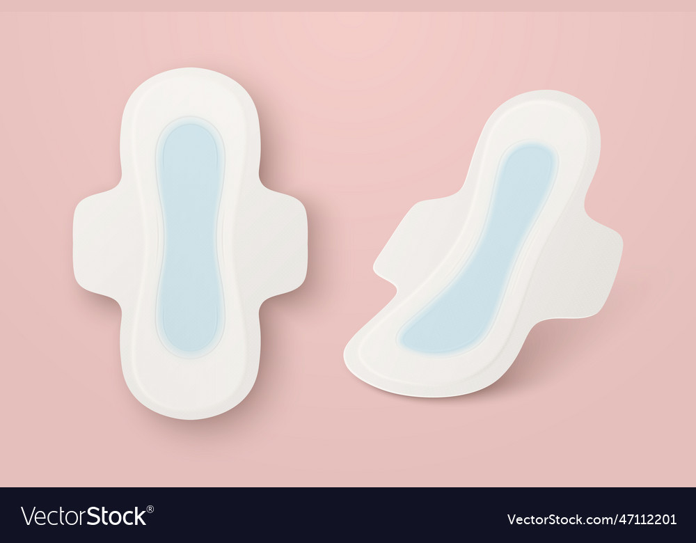 3d Realistic Menstrual Hygiene Products Royalty Free Vector 1271