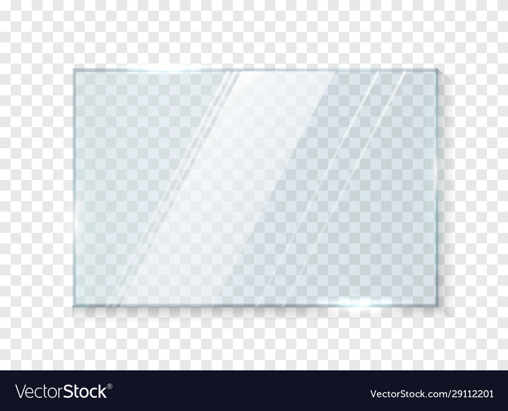 Glass window isolated on white background