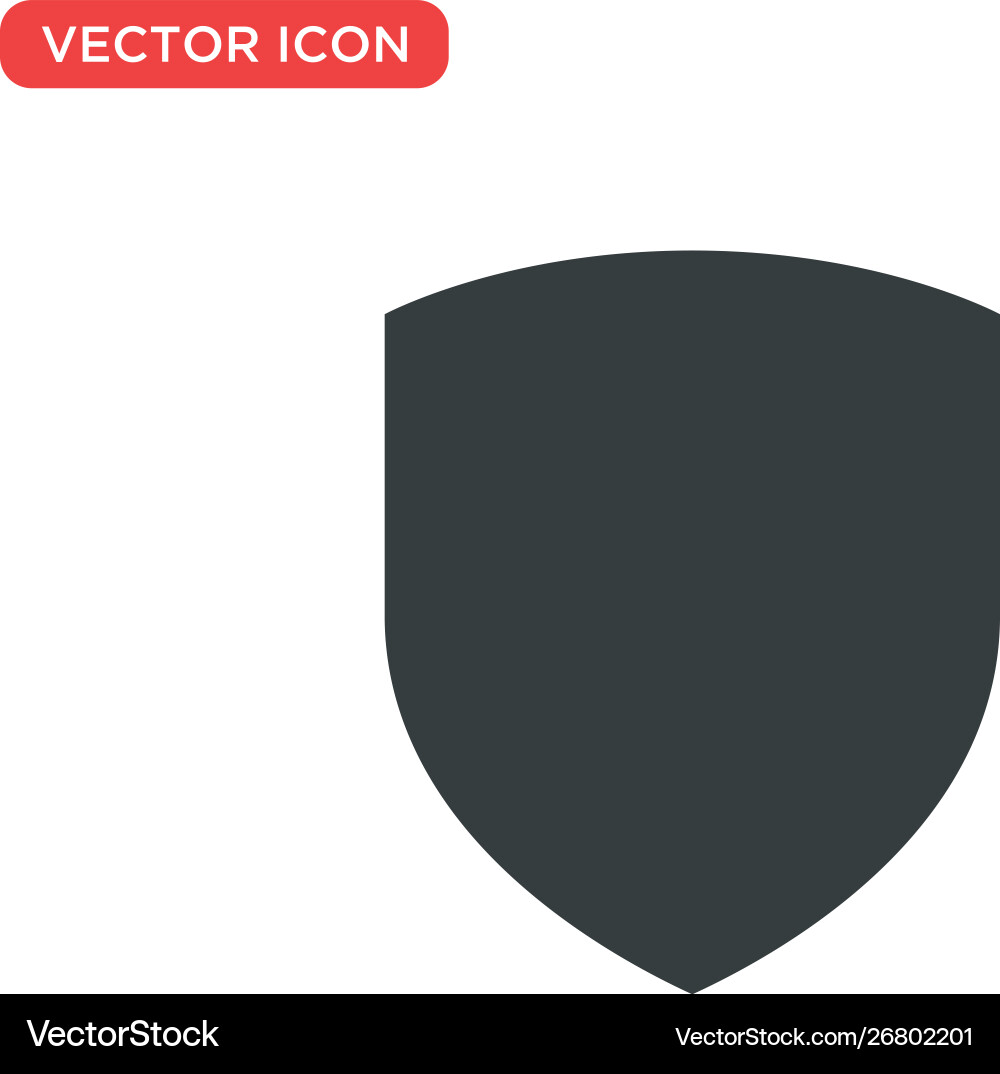 Shield protection icon design Royalty Free Vector Image