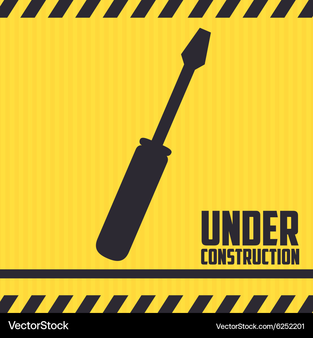 Under construction Royalty Free Vector Image - VectorStock
