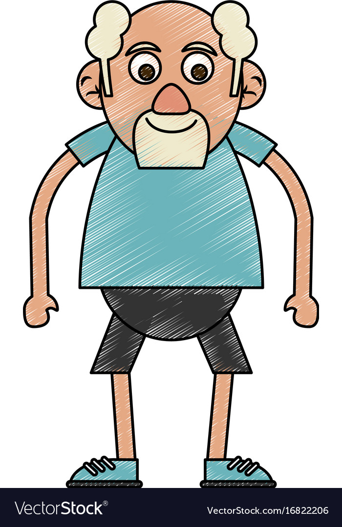 Old man Royalty Free Vector Image - VectorStock