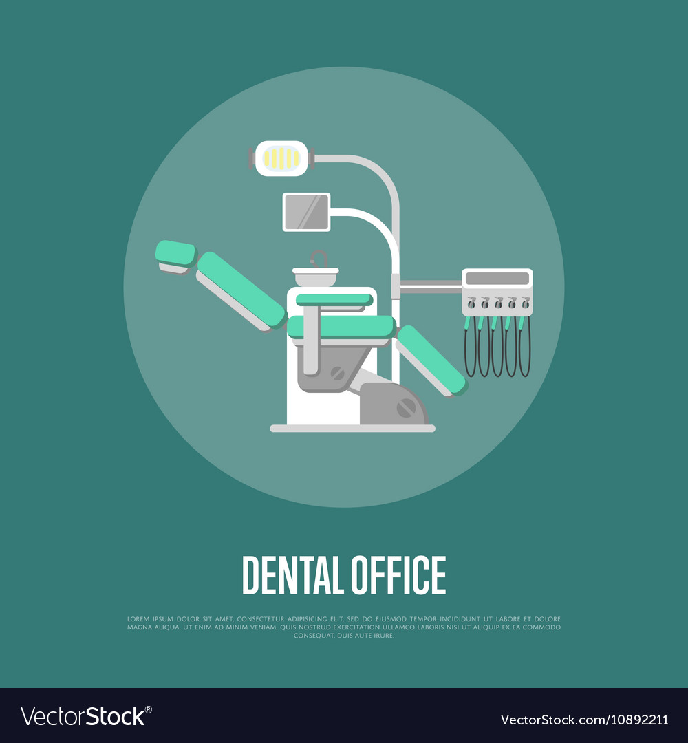 Dental Office Banner Royalty Free Vector Image