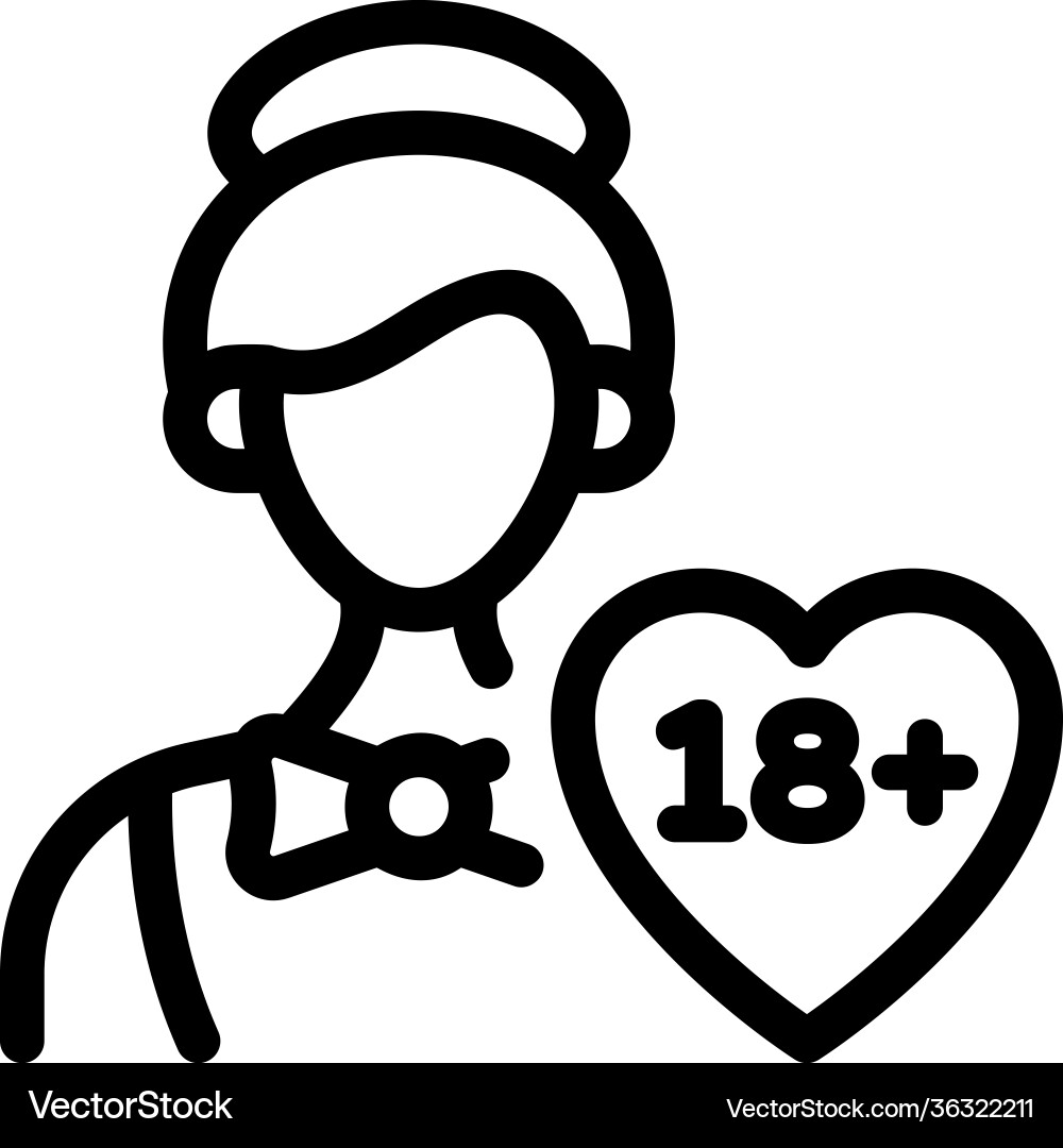 Waitress Royalty Free Vector Image - VectorStock