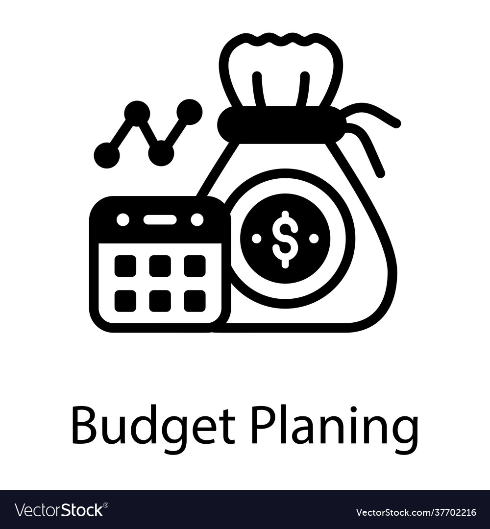 Budget planning Royalty Free Vector Image - VectorStock