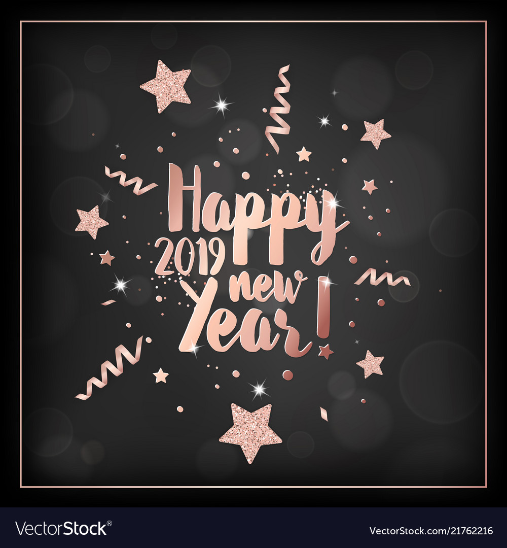 happy new year card invitation greetings 2019 happy new year cards