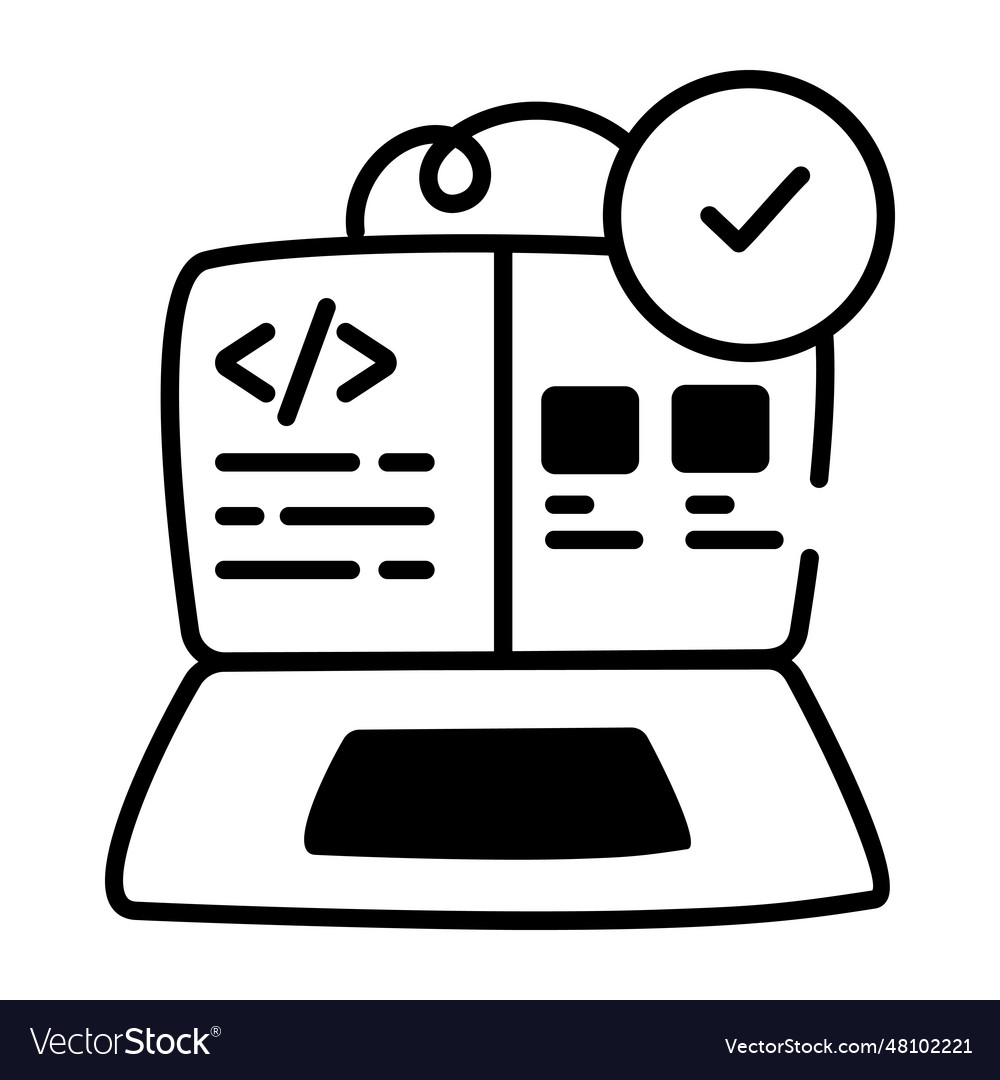 check-code-royalty-free-vector-image-vectorstock