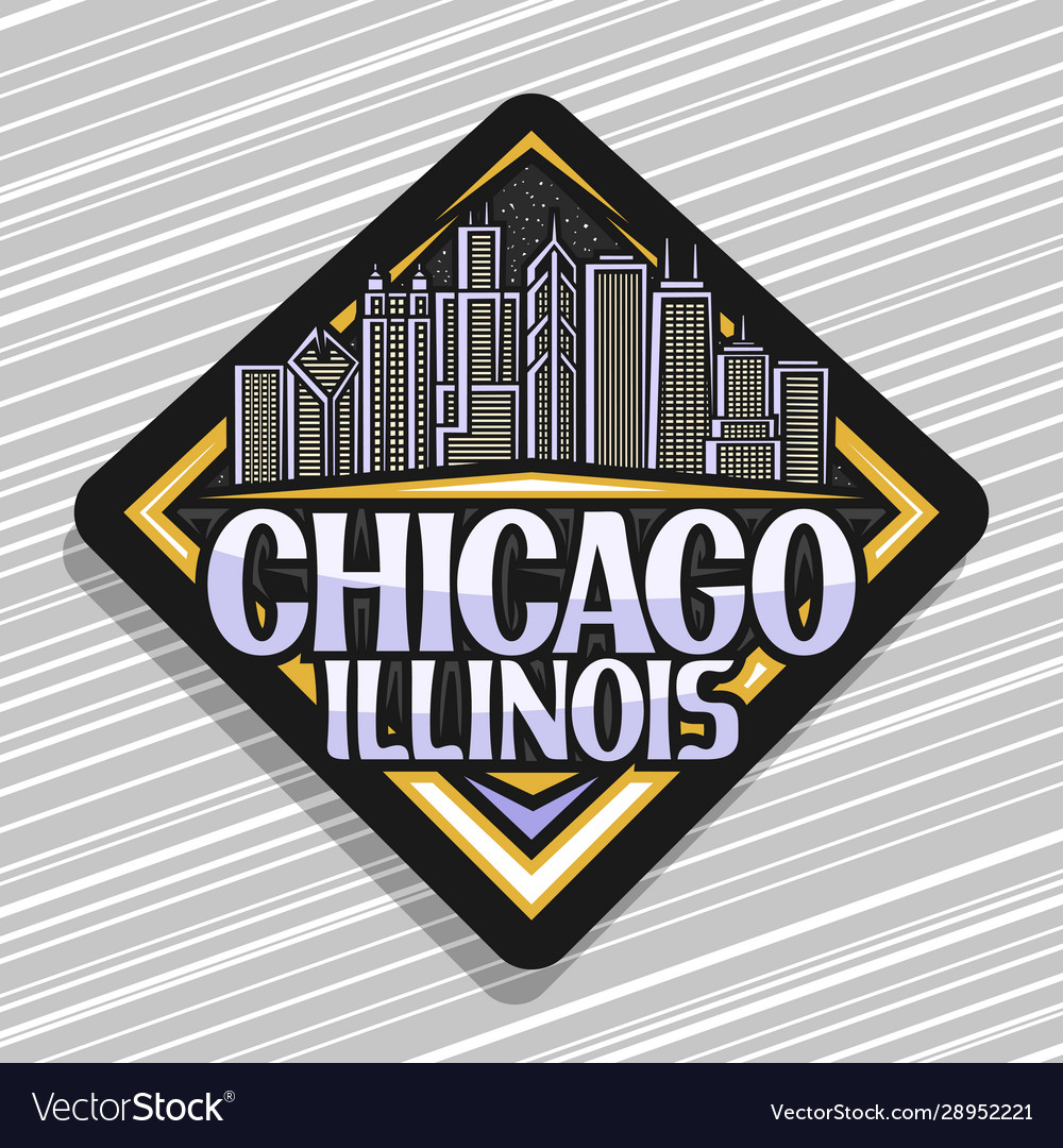 Logo for chicago Royalty Free Vector Image - VectorStock