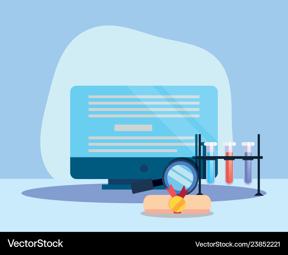 Online education concept Royalty Free Vector Image