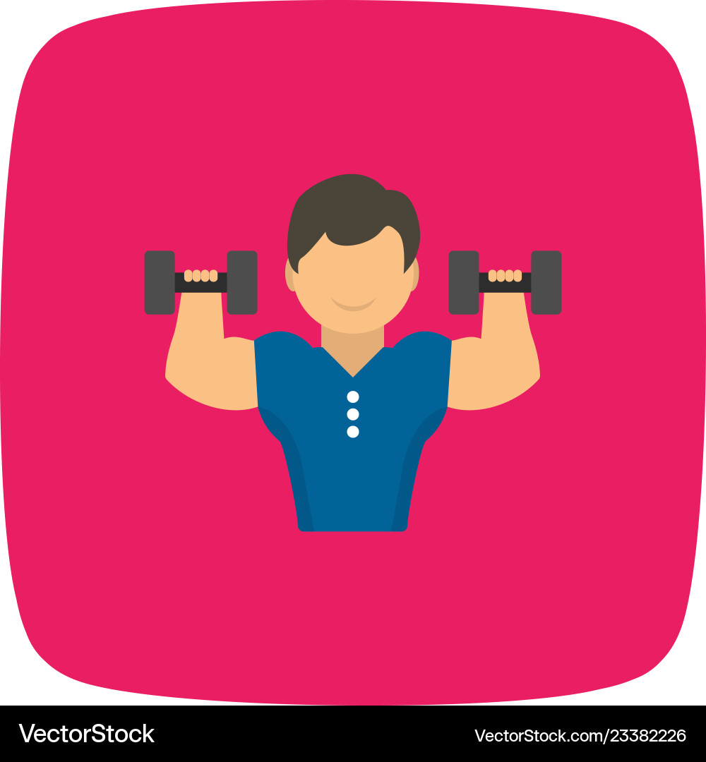Exercise icon Royalty Free Vector Image - VectorStock