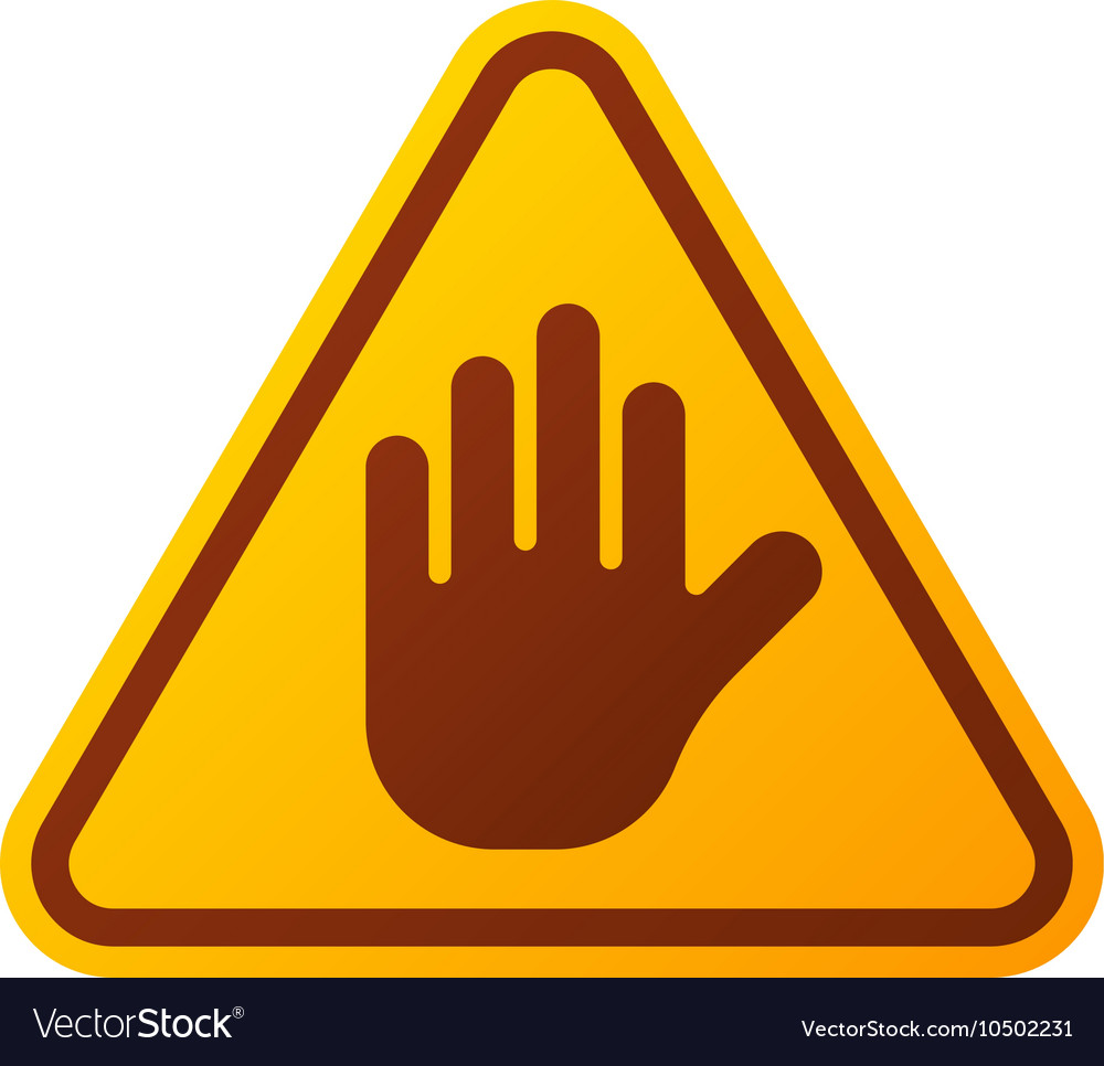 Danger warning attention sign icon Royalty Free Vector Image