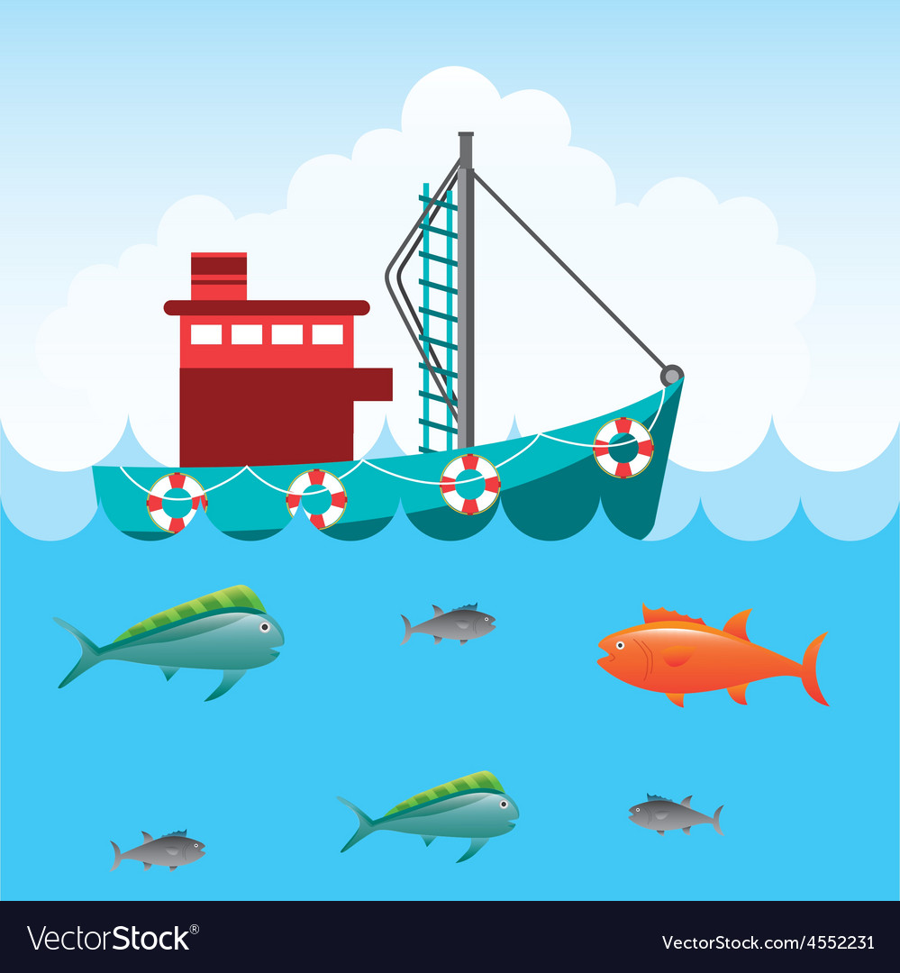 Fishing tournament Royalty Free Vector Image - VectorStock