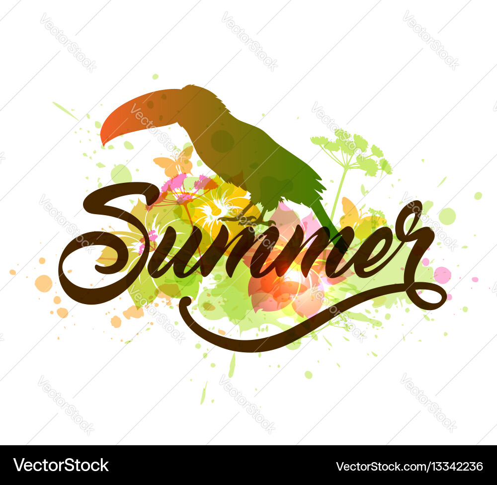 Abstract summer background Royalty Free Vector Image