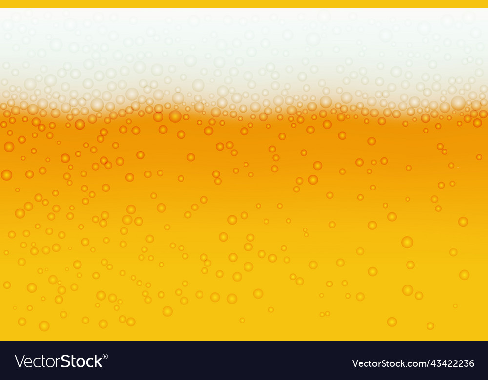 Lager Beer Background With Foam And Bubbles Vector Image 9227