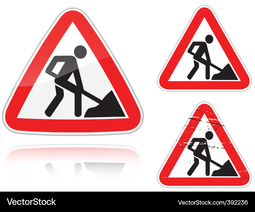 Road signs Royalty Free Vector Image - VectorStock