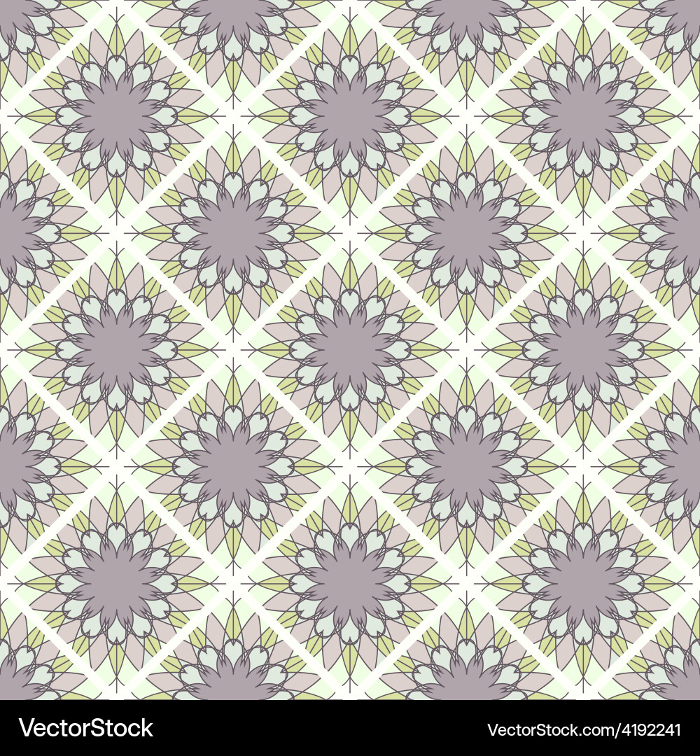 Seamless mosaic geometrical pattern background Vector Image