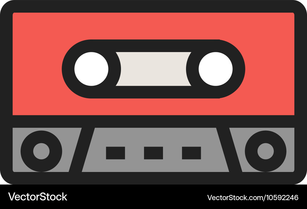 Cassette Royalty Free Vector Image - VectorStock