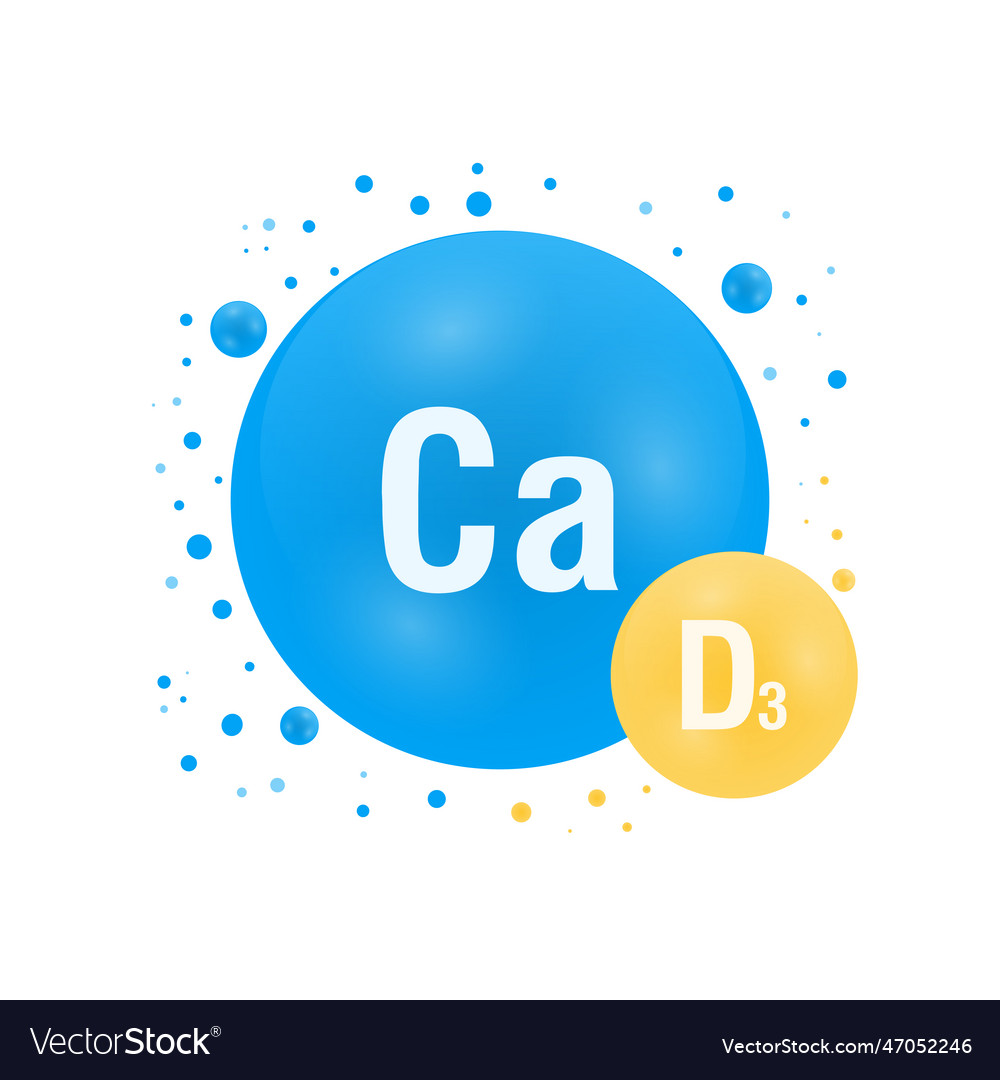 Vitamin D3 And Minerals Calcium Ca Therapy Helps Vector Image vitamin-d3-and-minerals-calcium-ca-therapy-helps-vector-image