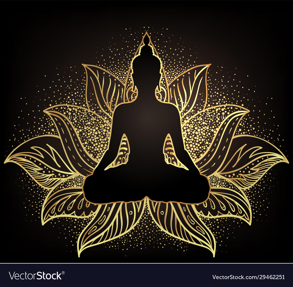 Chakra Concept Inner Love Light And Peace Vector Image