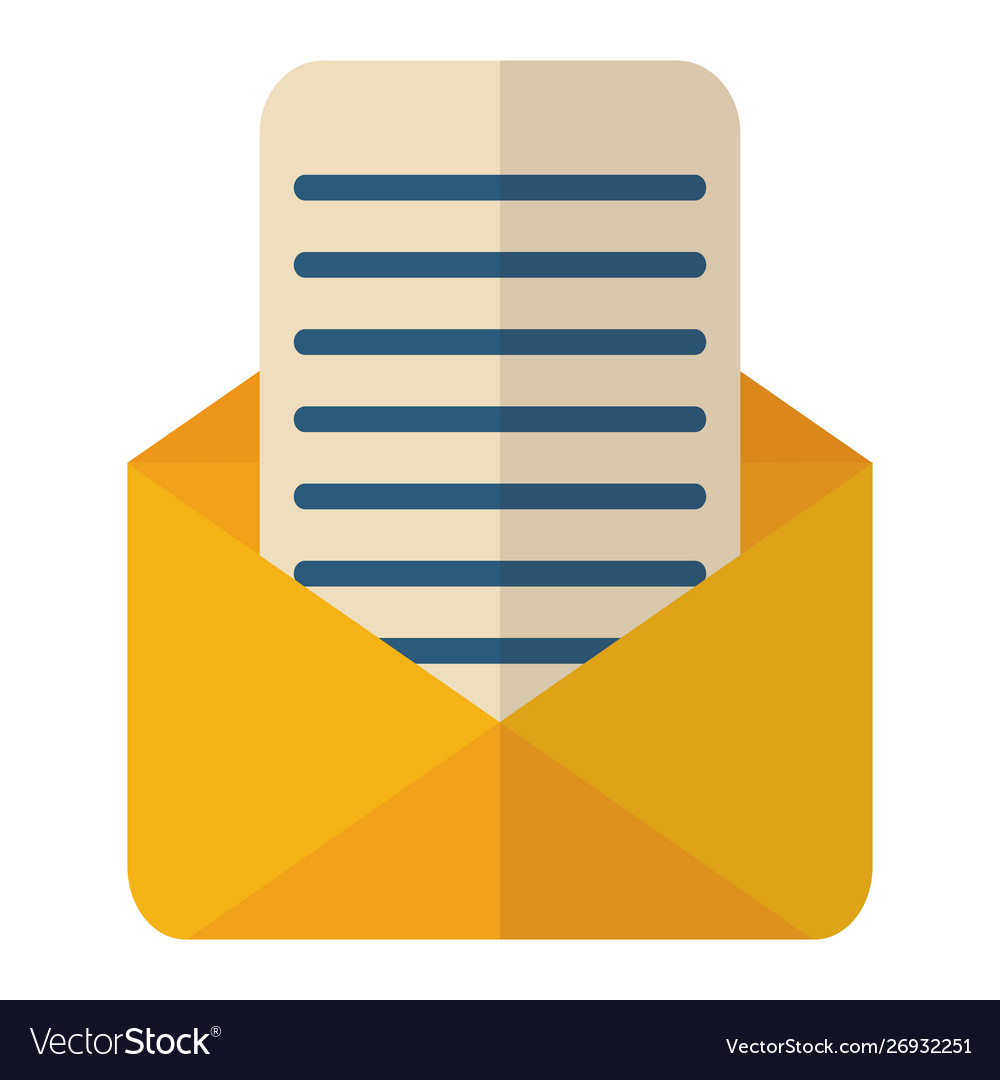 Envelope message design Royalty Free Vector Image