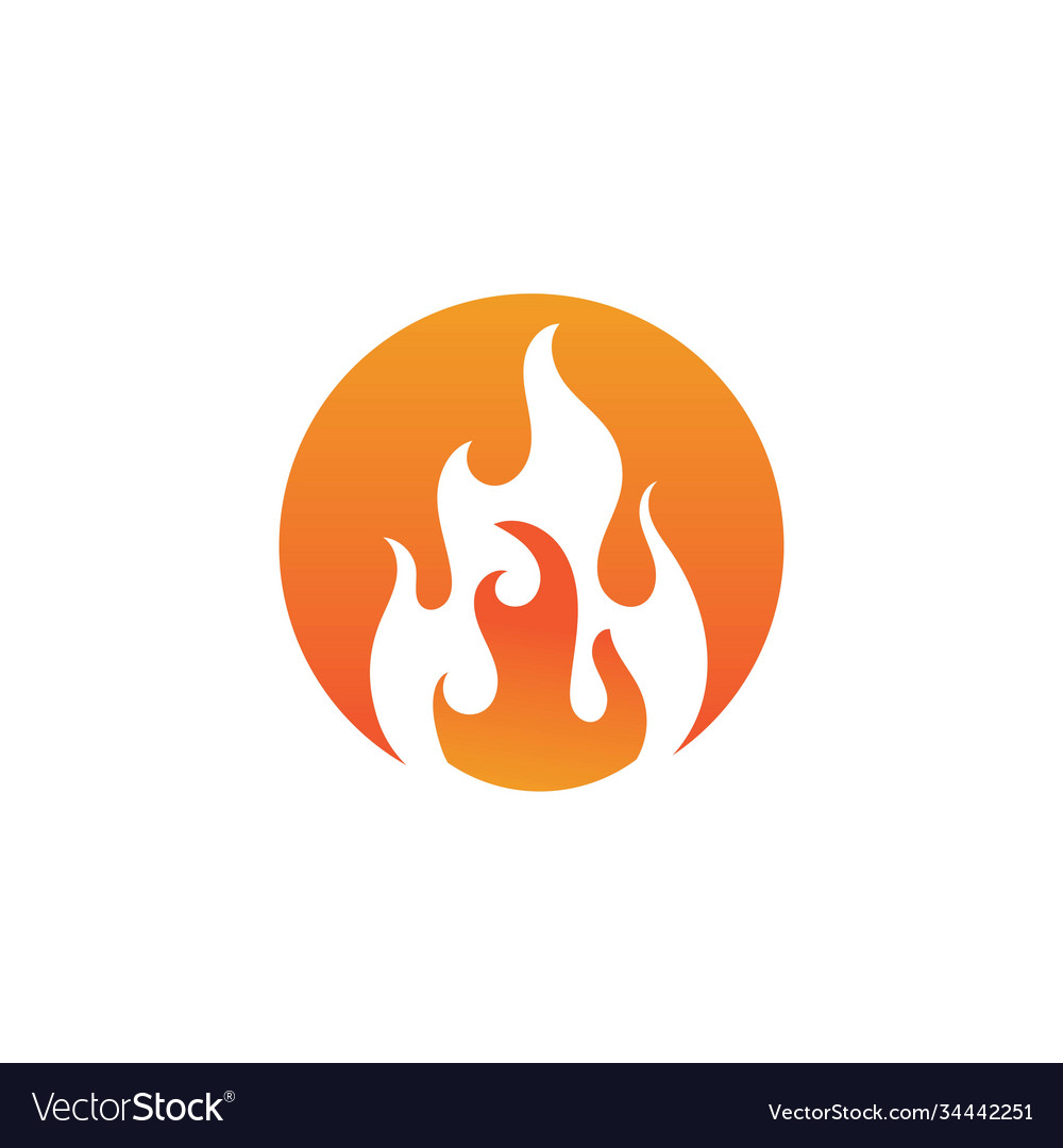 Fire logo design Royalty Free Vector Image - VectorStock