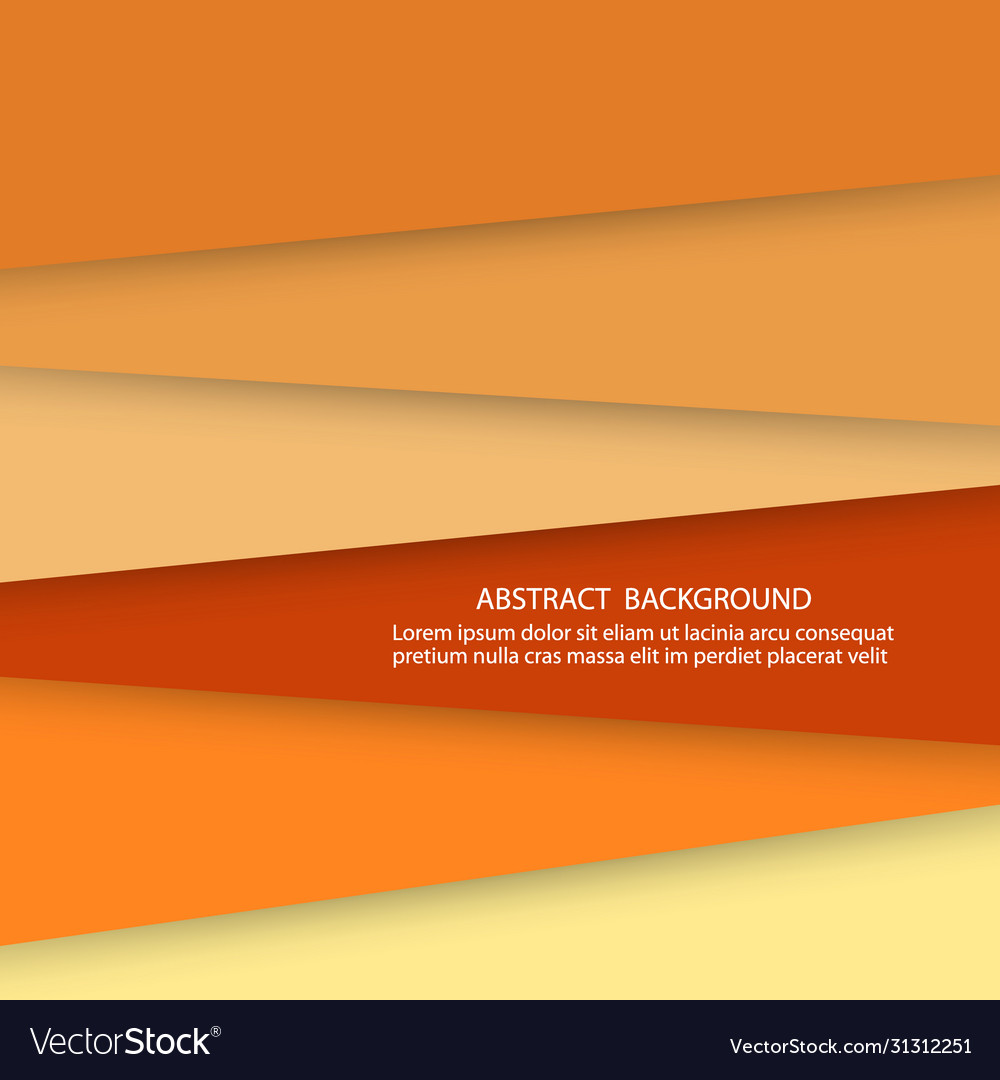 Orange paper background for text Royalty Free Vector Image