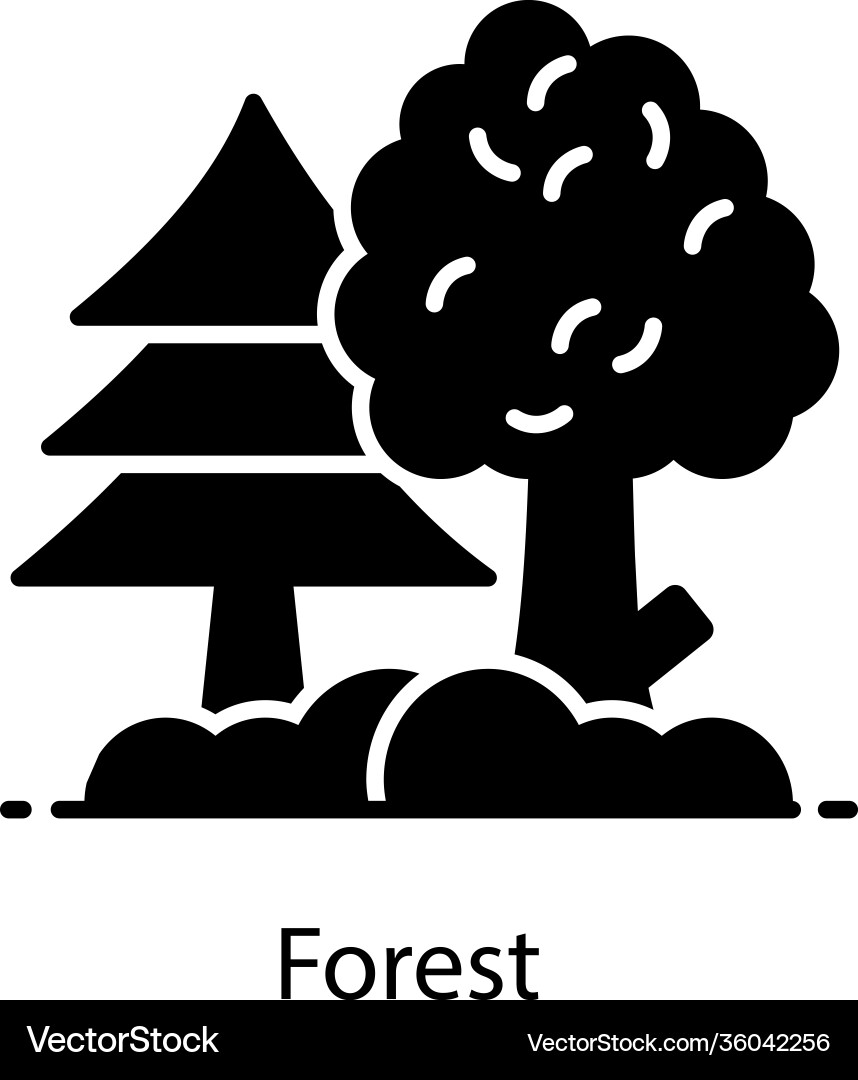 Forest Royalty Free Vector Image - VectorStock