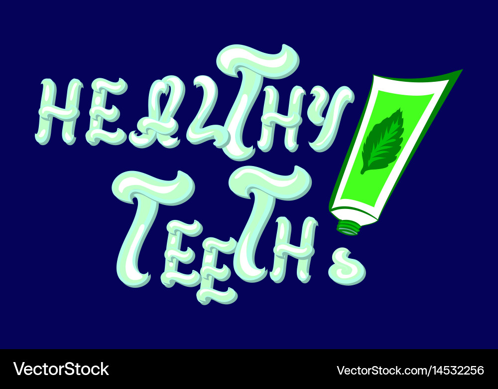 Healthy teeth Royalty Free Vector Image - VectorStock