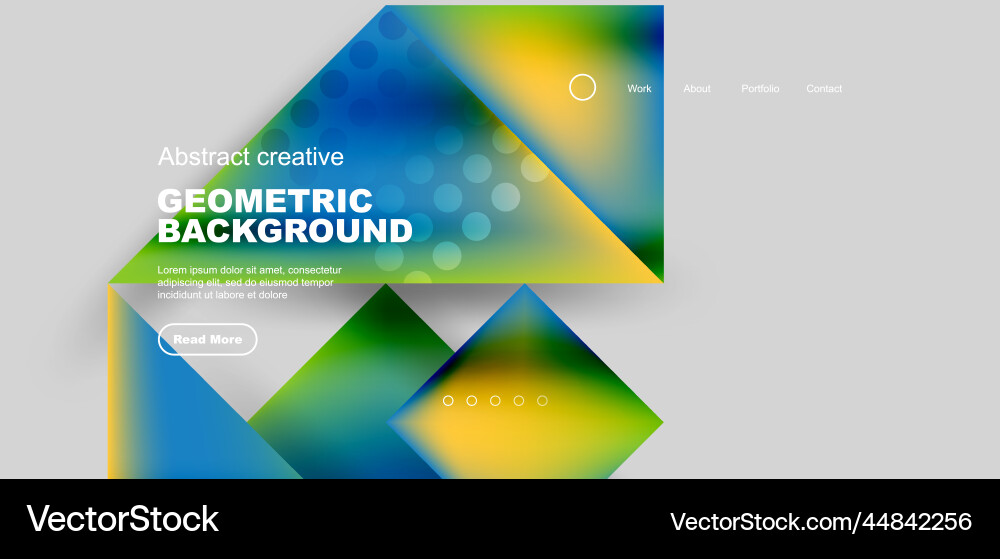 Triangle abstract background Royalty Free Vector Image