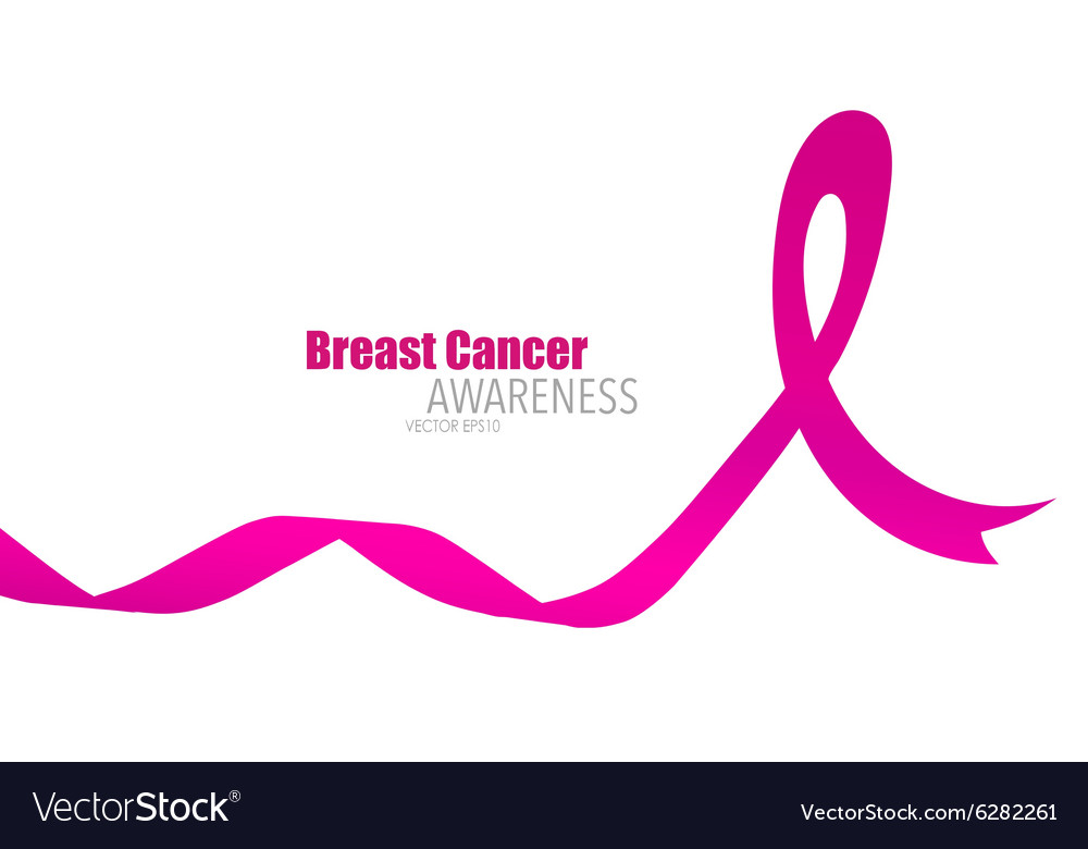 Breast Cancer Awareness Pink Ribbon Healthcare Vector Image 2901