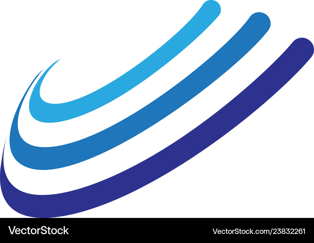 Colorful wire world logo icon Royalty Free Vector Image
