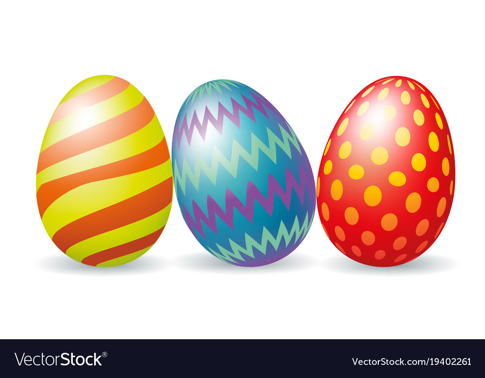 Premium Vector  Vector painted easter eggs png. multi-colored eggs png.  chicken eggs, food. easter, holiday.