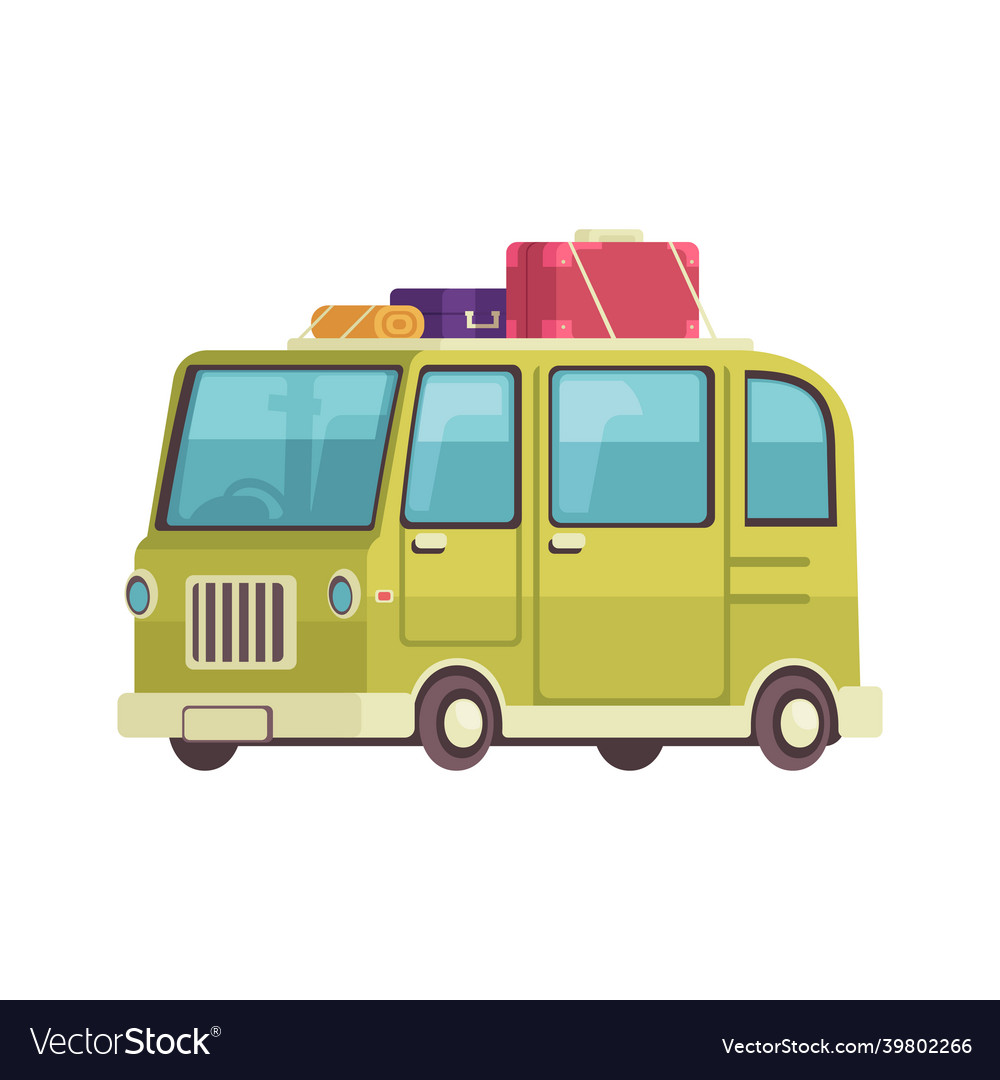 Bus cartoon icon Royalty Free Vector Image - VectorStock