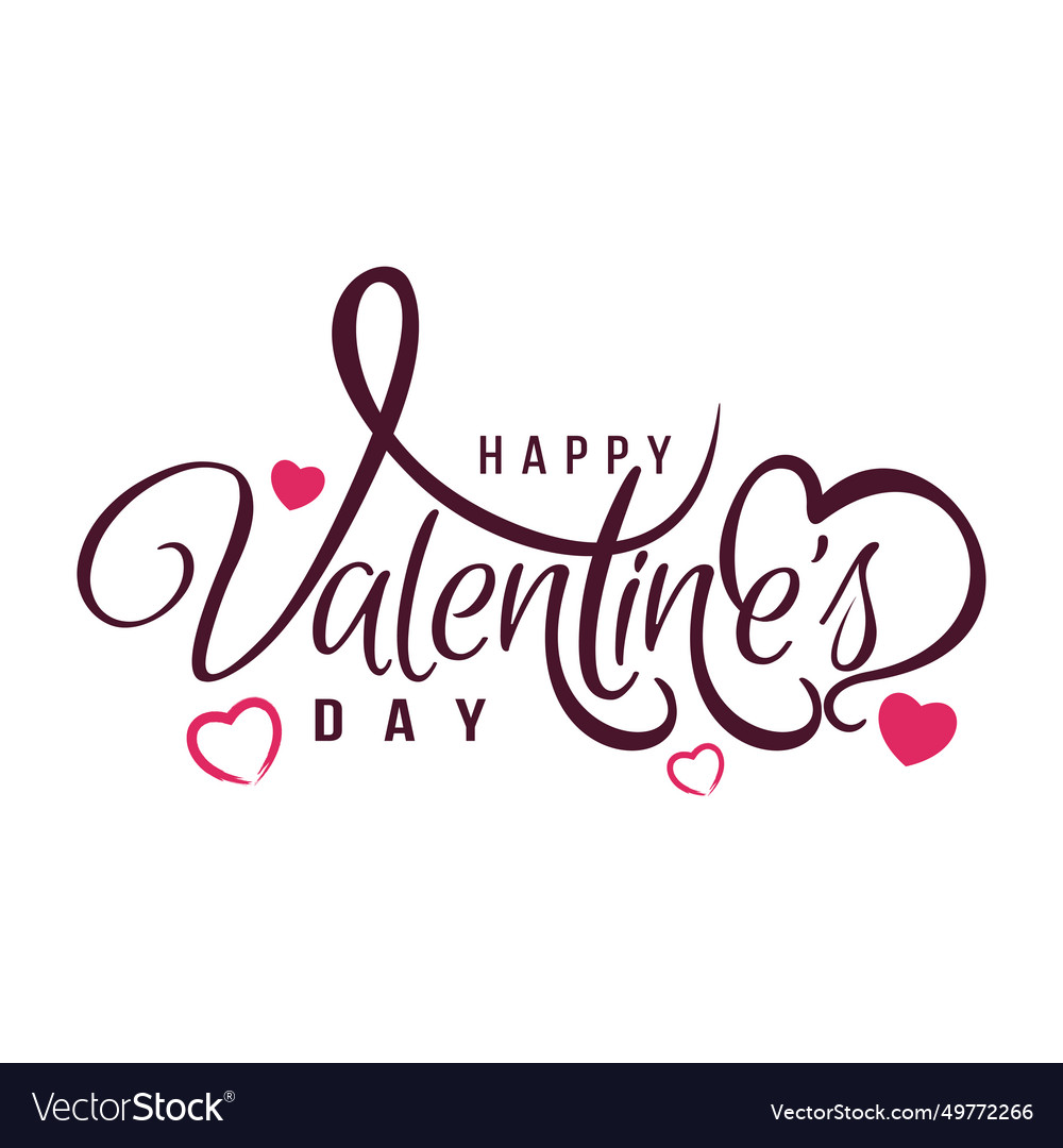 Free happy valentines day celebration design Vector Image