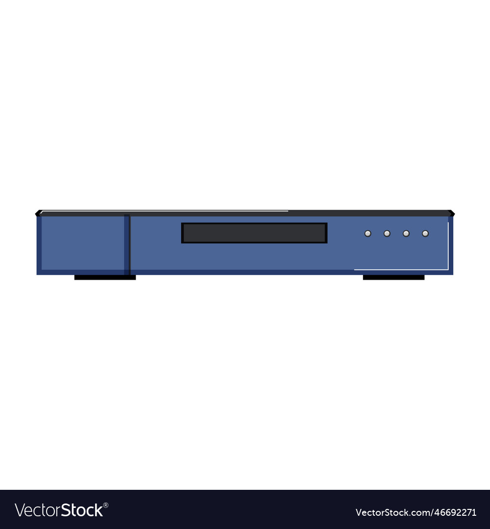 Dvd blu ray player cartoon