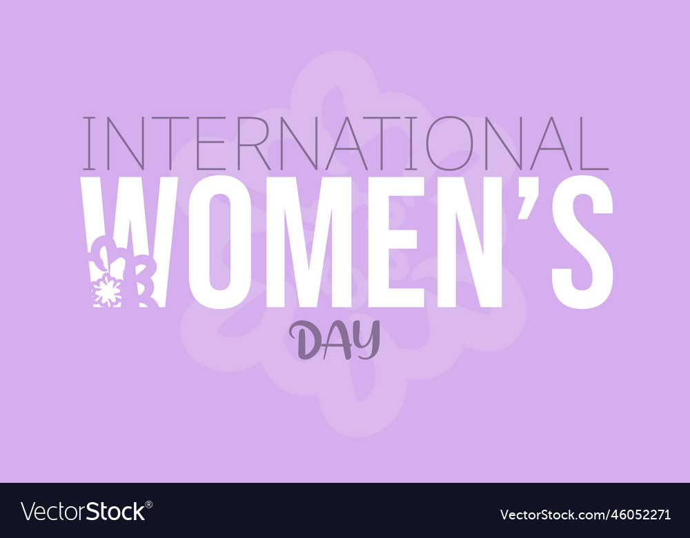 International womens day Royalty Free Vector Image