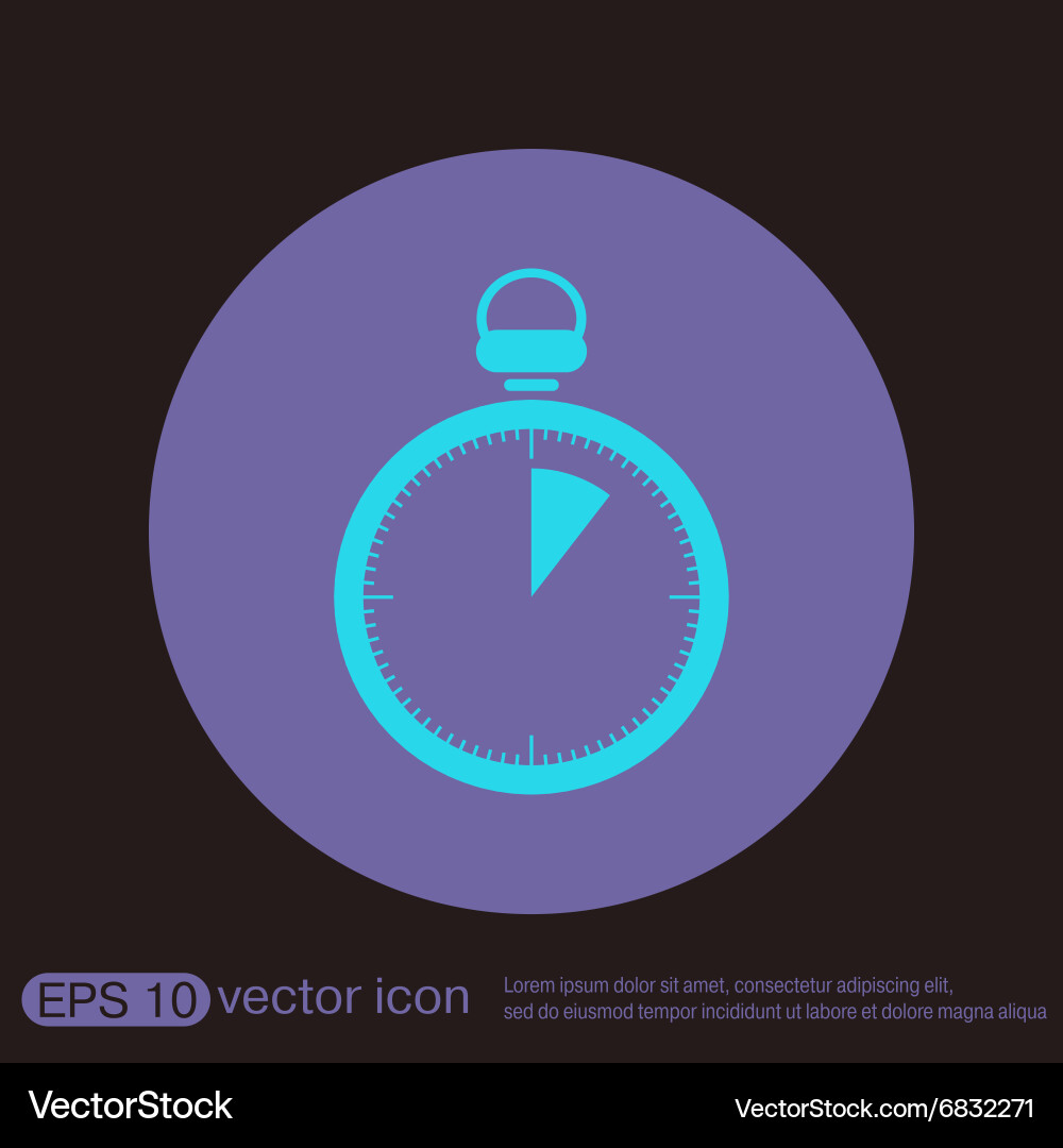 Stopwatch Royalty Free Vector Image - VectorStock