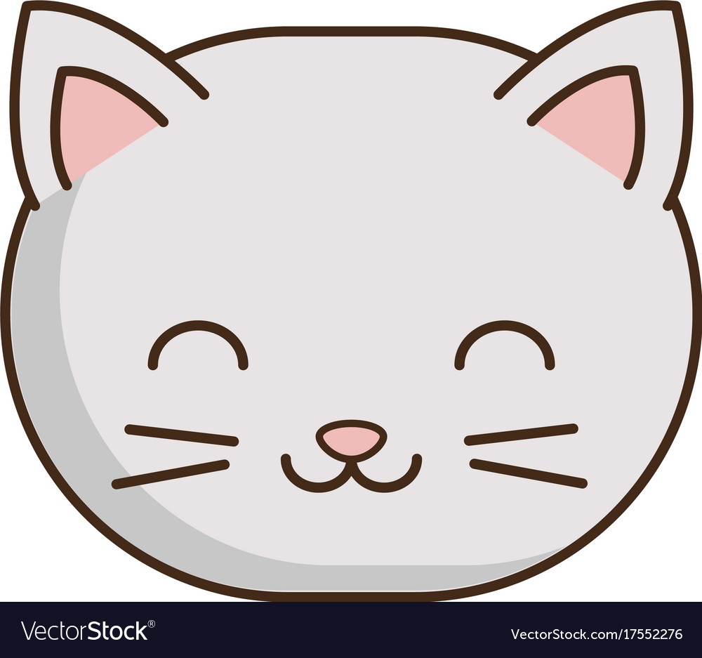 Cute cat icon Royalty Free Vector Image - VectorStock