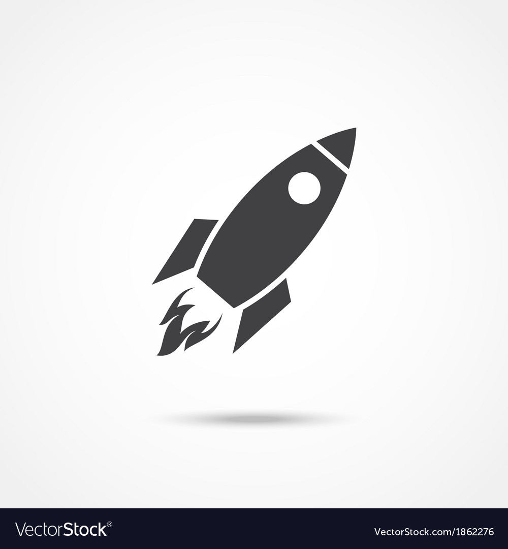 Download Rocket icon Royalty Free Vector Image - VectorStock