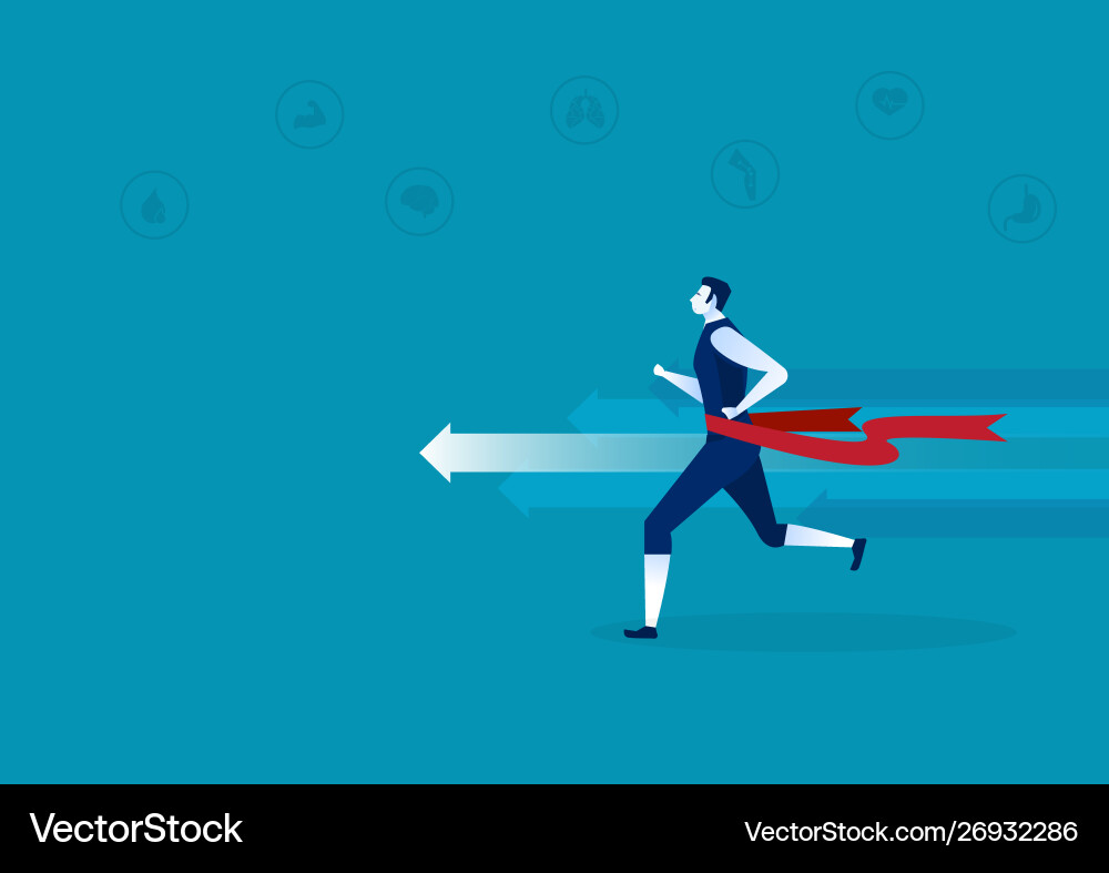 Benefits Running Or Jogging Infographic Idea O Vector Image