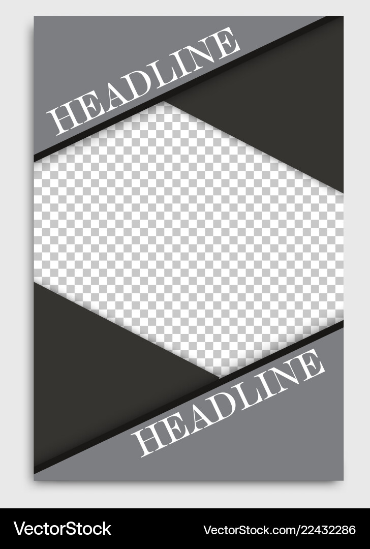 Brochure design template creative Royalty Free Vector Image