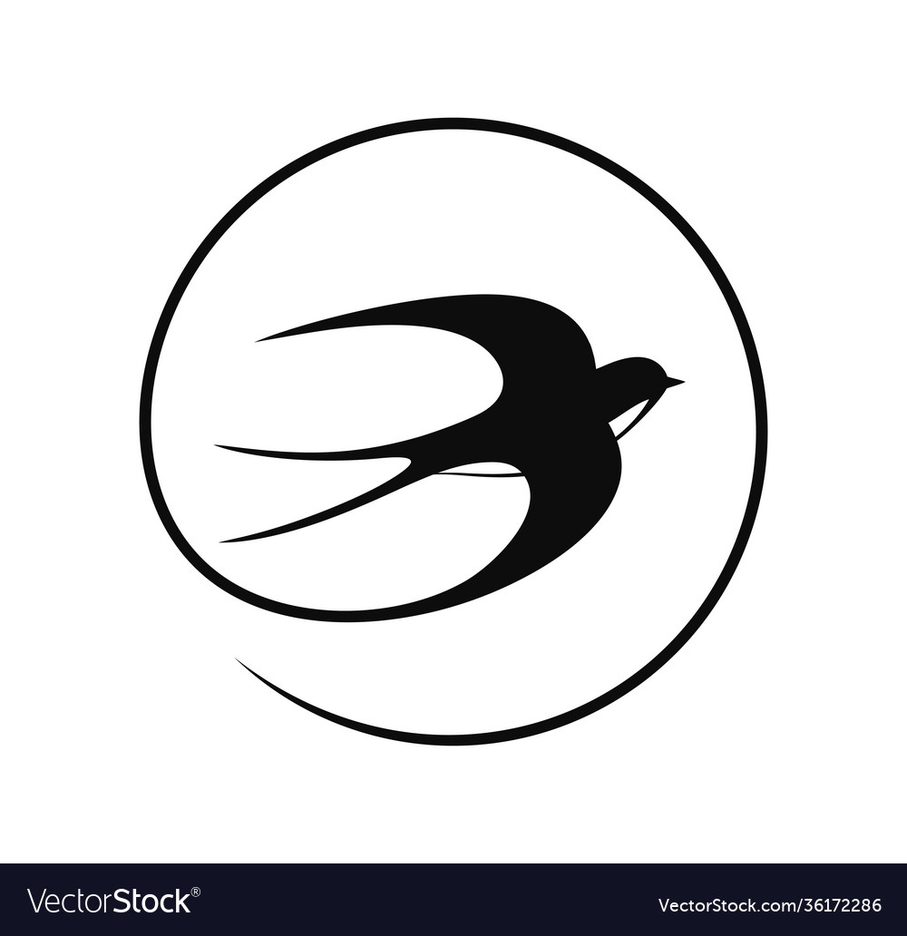 Swallow Royalty Free Vector Image - VectorStock