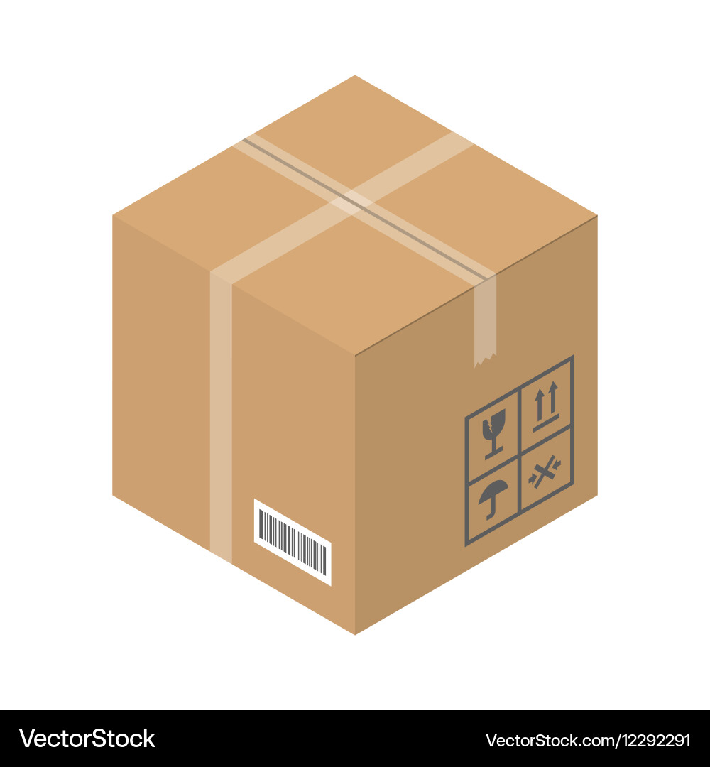Move service box Royalty Free Vector Image - VectorStock