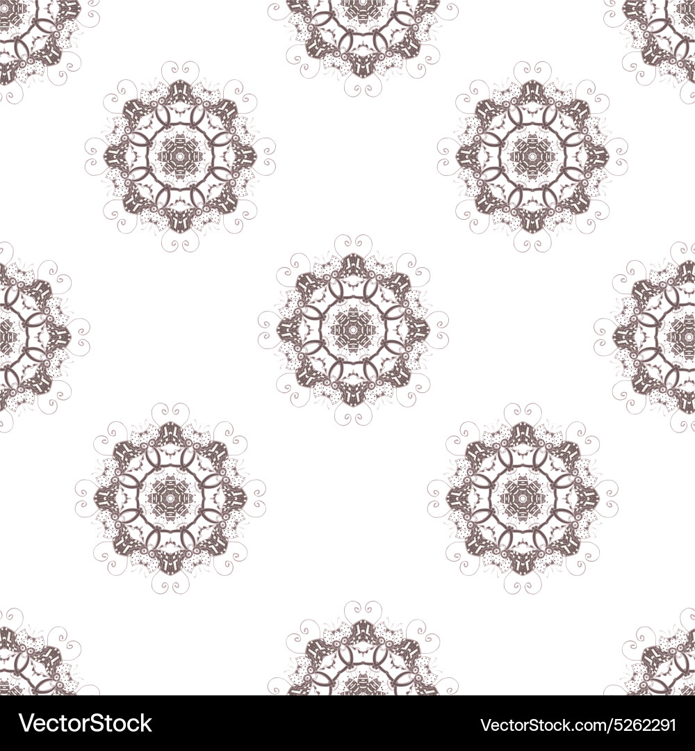 Seamless pattern Doodles abstract decorative Vector Image